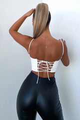 Marko Lace Corset - White