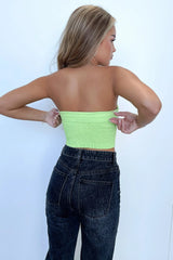 Stephanie Crop - Lime Green