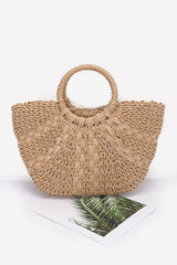 Seabreeze Straw Bag - Khaki