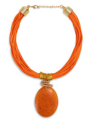 NYRA NECKLACE ORANGE
