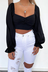 Perra Crop - Black