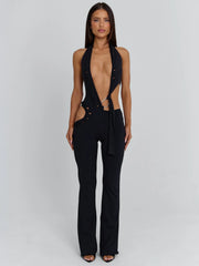RINNA JUMPSUIT BLACK