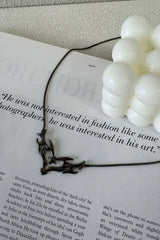 Fearless Necklace - Gunmetal