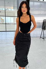 Eryn Crop - Black