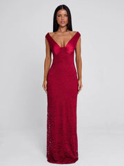 SYLORA MAXI DRESS RED