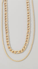 Zia Chain Layer Necklace - Gold