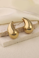 Water Drop 18K Gold Plated Earrings