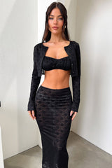 Renoir Maxi Skirt - Black