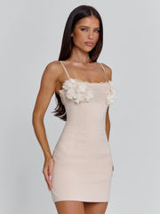 SEANA MINI DRESS NUDE