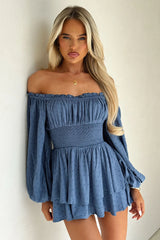 Ahoy Playsuit - Navy