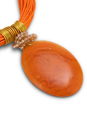NYRA NECKLACE ORANGE