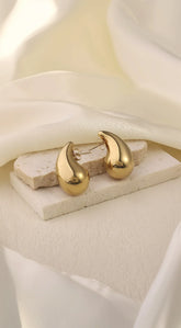 Water Drop 18K Gold Plated Earrings