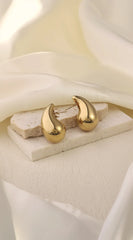 Water Drop 18K Gold Plated Earrings