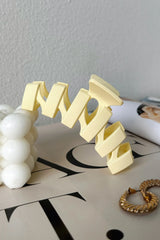 Issy Claw Clip - Yellow