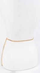 Multi Chain Layered Belt - Gold