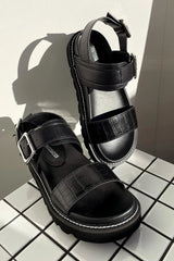 Ryder Chunky Sandals - Black