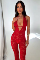 Nayla Jumpsuit - Red