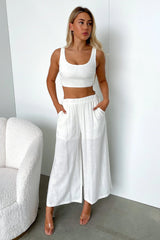 Inka Crop - White