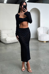 Renoir Crop - Black