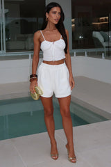 Belen Shorts - White