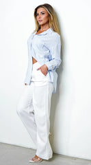 Nesrine Button Down Shirt - Blue