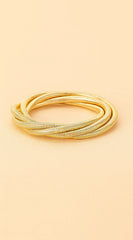 Ina Multi Metal Spring Bracelet - Gold