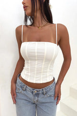 Malakai Corset - White