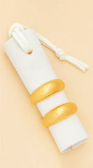 Lustre Dome Duo 2 piece Ring Set - Gold