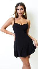 Zyra Mini Dress - Black