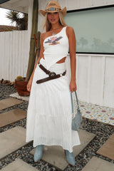 Breeze Maxi Skirt - White