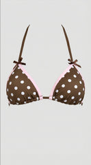 Malibu Polka Dot Bikini Set - Brown