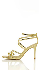 Annabella Strappy Heel - Gold
