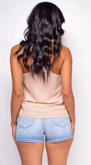 Lily Beige Nude Classic Top