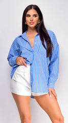 Manda Pleated Shorts - White