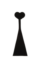 Strapless No Line Reusable Heart Shape Panty - Black