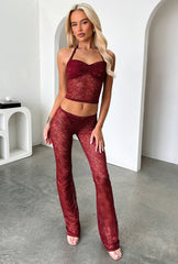 Melina Top - Burgundy