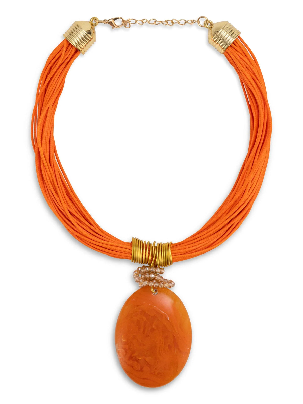 NYRA NECKLACE ORANGE