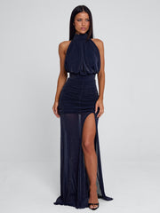 MARARI MAXI DRESS NAVY