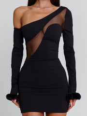 ISOLDE MINI DRESS BLACK