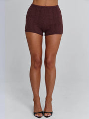 VELMA SHORTS CHOCOLATE