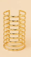 Cece Metal Cuff Bracelet - Gold