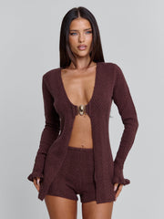VELMA SHORTS CHOCOLATE