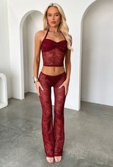 Melina Top - Burgundy