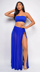Tenara Bandeau Bikini - Blue