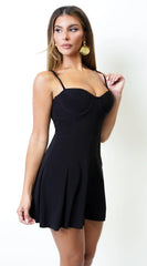 Zyra Mini Dress - Black