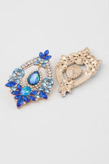 All I Need Blue Crystal Drop Earrings