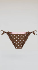 Malibu Polka Dot Bikini Set - Brown