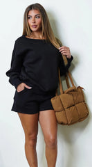 Anastacia Lounge Set - Black
