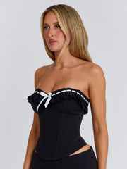 SAPHIA TOP BLACK