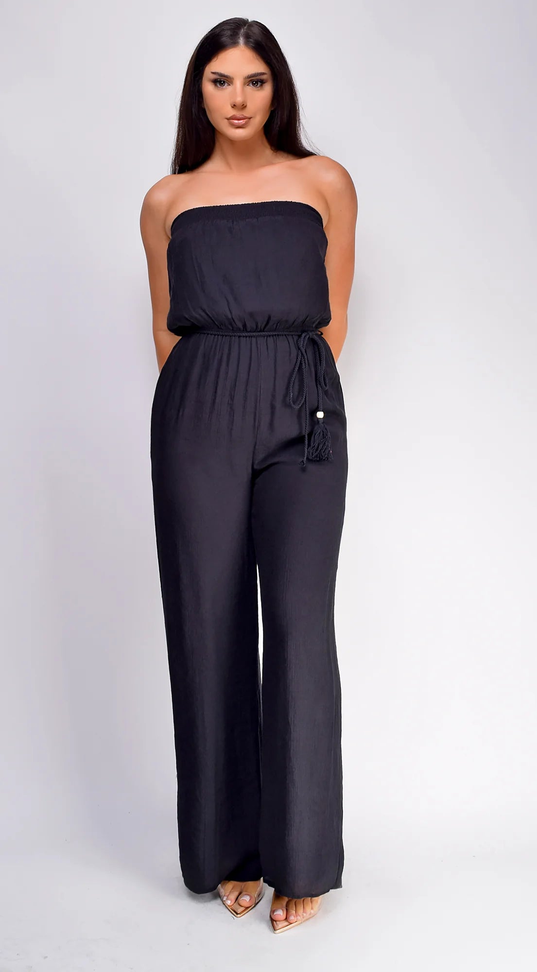 May Tube Jumpsuit - Black